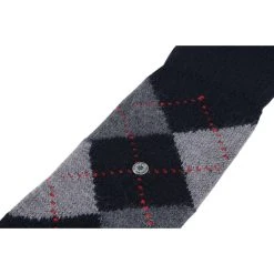 Burlington Preston Argyle Socks - Navy/Blue/Grey -Bown Of London shop burlington preston argyle socks navybluegrey 31013531