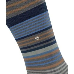 Burlington Stripe Socks - Dark Grey -Bown Of London shop burlington stripe socks dark grey 31626160