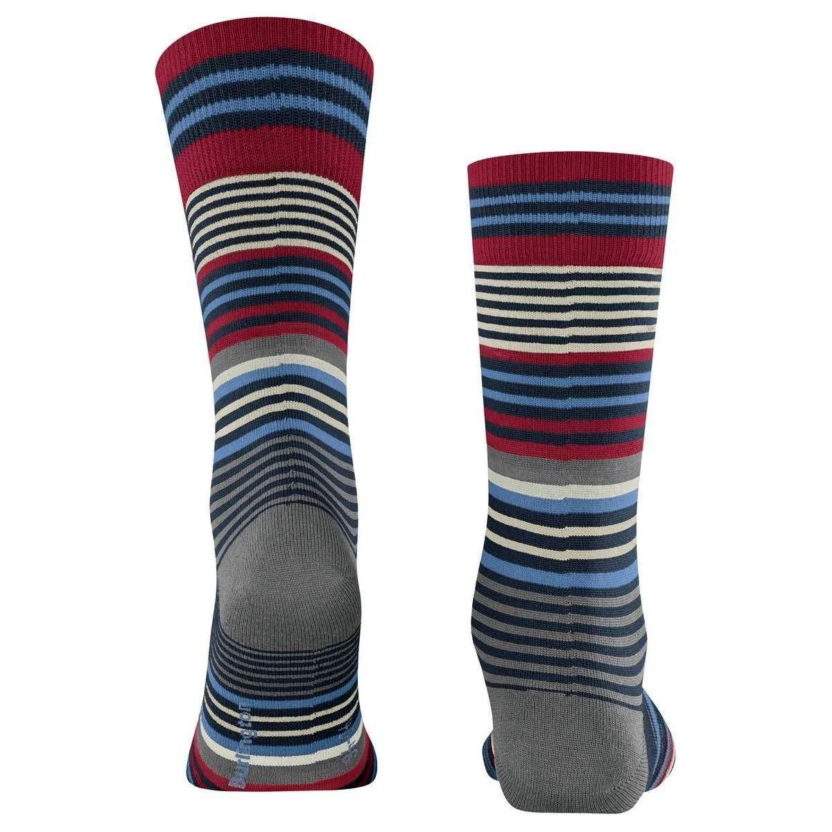 Burlington Stripe Socks - Marine Blue 5 Burlington Stripe Socks - Marine Blue - Image 3