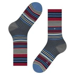 Burlington Stripe Socks - Marine Blue 10 Burlington Stripe Socks - Marine Blue -Bown Of London shop burlington stripe socks marine blue 31626164