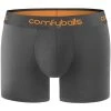 Comfyballs Cotton Long Boxer - Charcoal Grey/Flame Orange 1 Comfyballs Cotton Long Boxer - Charcoal Grey/Flame Orange -Bown Of London shop comfyballs cotton long boxer charcoal greyflame orange 31014087