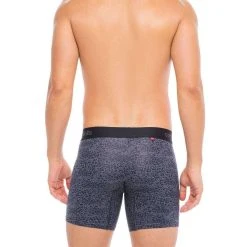 Comfyballs Cotton Long Boxer - Dark Snake Grey -Bown Of London shop comfyballs cotton long boxer dark snake grey 31014093