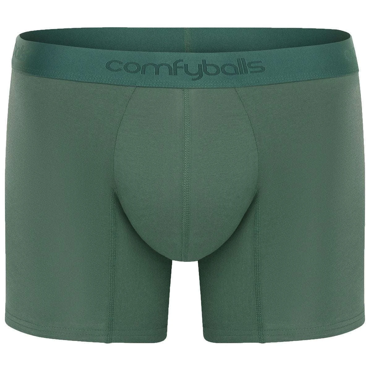 Comfyballs Cotton Long Boxer - Ghost Moss Khaki 3 Comfyballs Cotton Long Boxer - Ghost Moss Khaki