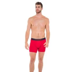 Comfyballs Cotton Regular Boxer - Red/Charcoal -Bown Of London shop comfyballs cotton regular boxer redcharcoal 31014217