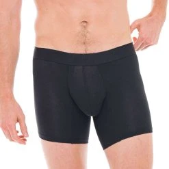 Comfyballs No Show Cotton Long Boxer - Black 12 Comfyballs No Show Cotton Long Boxer - Black -Bown Of London shop comfyballs no show cotton long boxer black 31014271