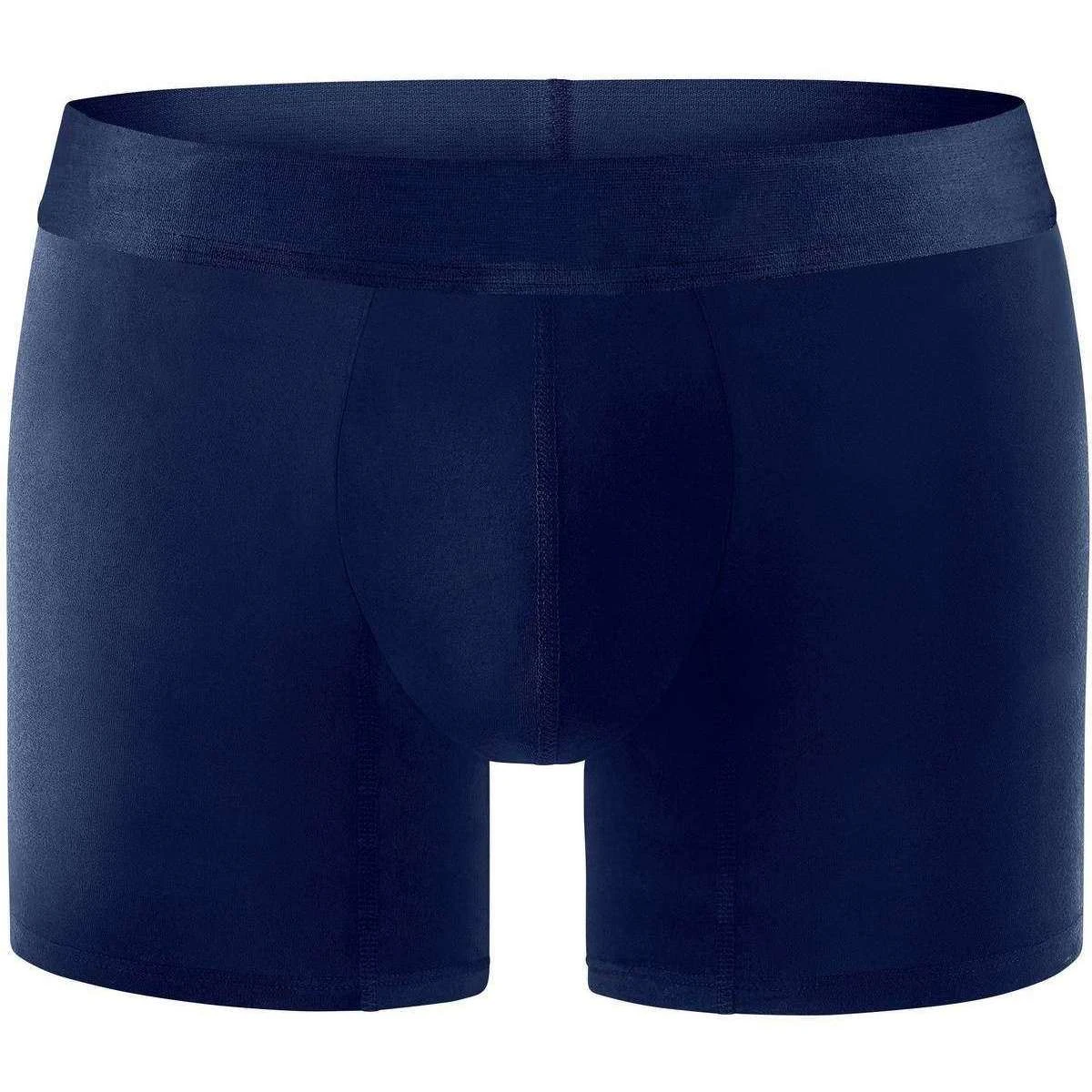 Comfyballs No Show Cotton Long Boxer - Navy 3 Comfyballs No Show Cotton Long Boxer - Navy