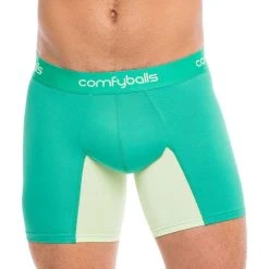 Comfyballs Performance Hybrid Long Boxer - Apple Green -Bown Of London shop comfyballs performance hybrid long boxer apple green 31014304