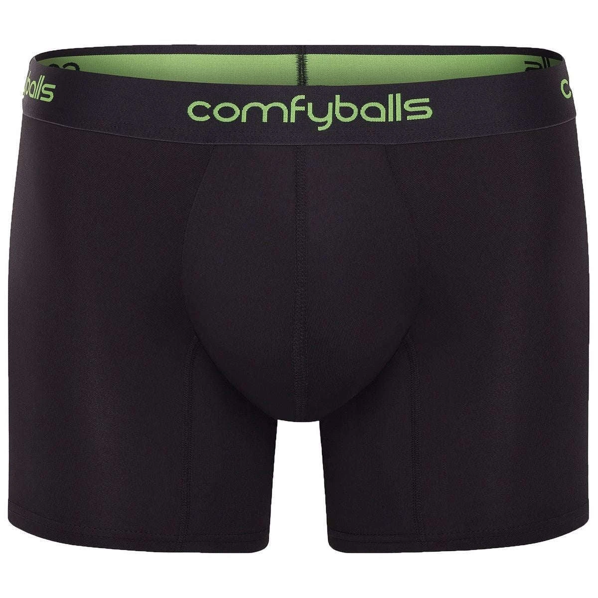 Comfyballs Performance Long Boxer - Charcoal/Viper Green 3 Comfyballs Performance Long Boxer - Charcoal/Viper Green