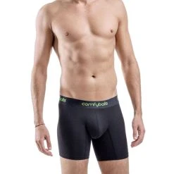 Comfyballs Performance Long Boxer - Charcoal/Viper Green 14 Comfyballs Performance Long Boxer - Charcoal/Viper Green -Bown Of London shop comfyballs performance long boxer charcoalviper green 31014340