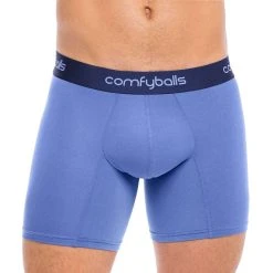 Comfyballs Performance Superlight Long Boxer - Ocean Blue -Bown Of London shop comfyballs performance superlight long boxer ocean blue 31014384
