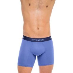 Comfyballs Performance Superlight Long Boxer - Ocean Blue -Bown Of London shop comfyballs performance superlight long boxer ocean blue 31014385