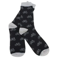 David Van Hagen Bicycle Socks - Black/Grey -Bown Of London shop david van hagen bicycle socks blackgrey 31014806