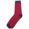 David Van Hagen Pheasant Socks - Red/Blue 1 David Van Hagen Pheasant Socks - Red/Blue -Bown Of London shop david van hagen pheasant socks redblue 31016439