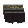 Diesel Damien 3 Pack Trunks - Black/Camo Green -Bown Of London shop diesel damien 3 pack trunks blackcamo green 32356966