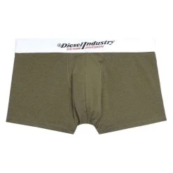 Diesel Damien Industry Logo Three Pack Boxer Briefs - Black/Khaki/Grey -Bown Of London shop diesel damien industry logo three pack boxer briefs blackkhakigrey 31454712