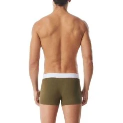 Diesel Damien Industry Logo Three Pack Boxer Briefs - Black/Khaki/Grey -Bown Of London shop diesel damien industry logo three pack boxer briefs blackkhakigrey 31454715