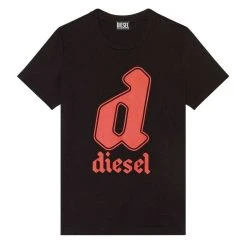 Diesel Diegor K54 T-Shirt - Black/Red