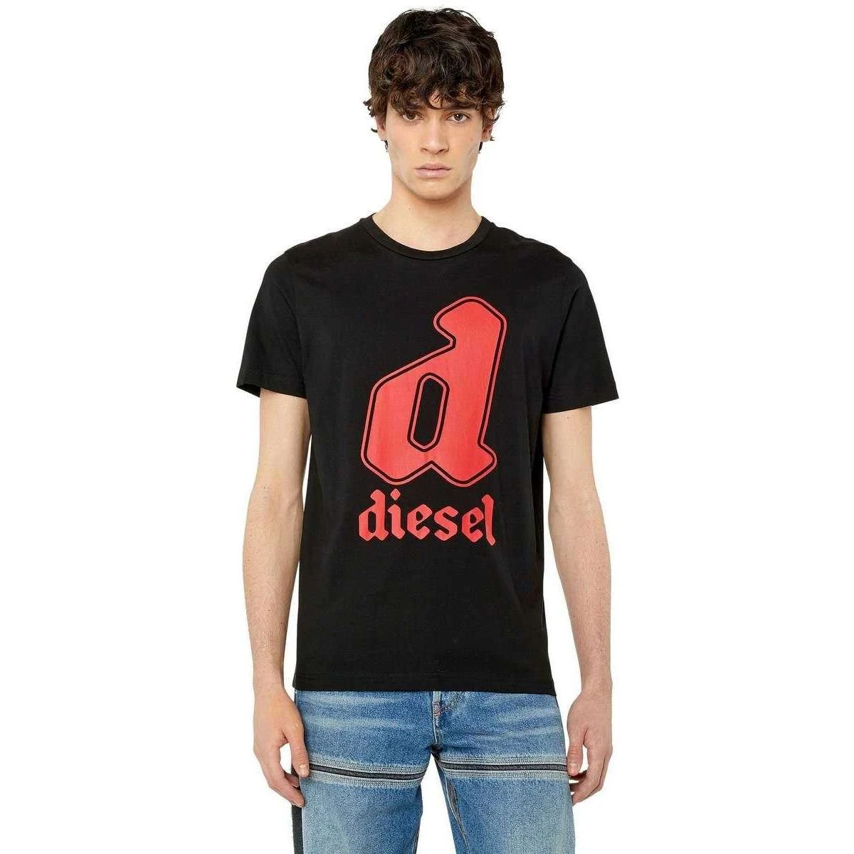 Diesel Diegor K54 T-Shirt - Black/Red 4 Diesel Diegor K54 T-Shirt - Black/Red - Image 2