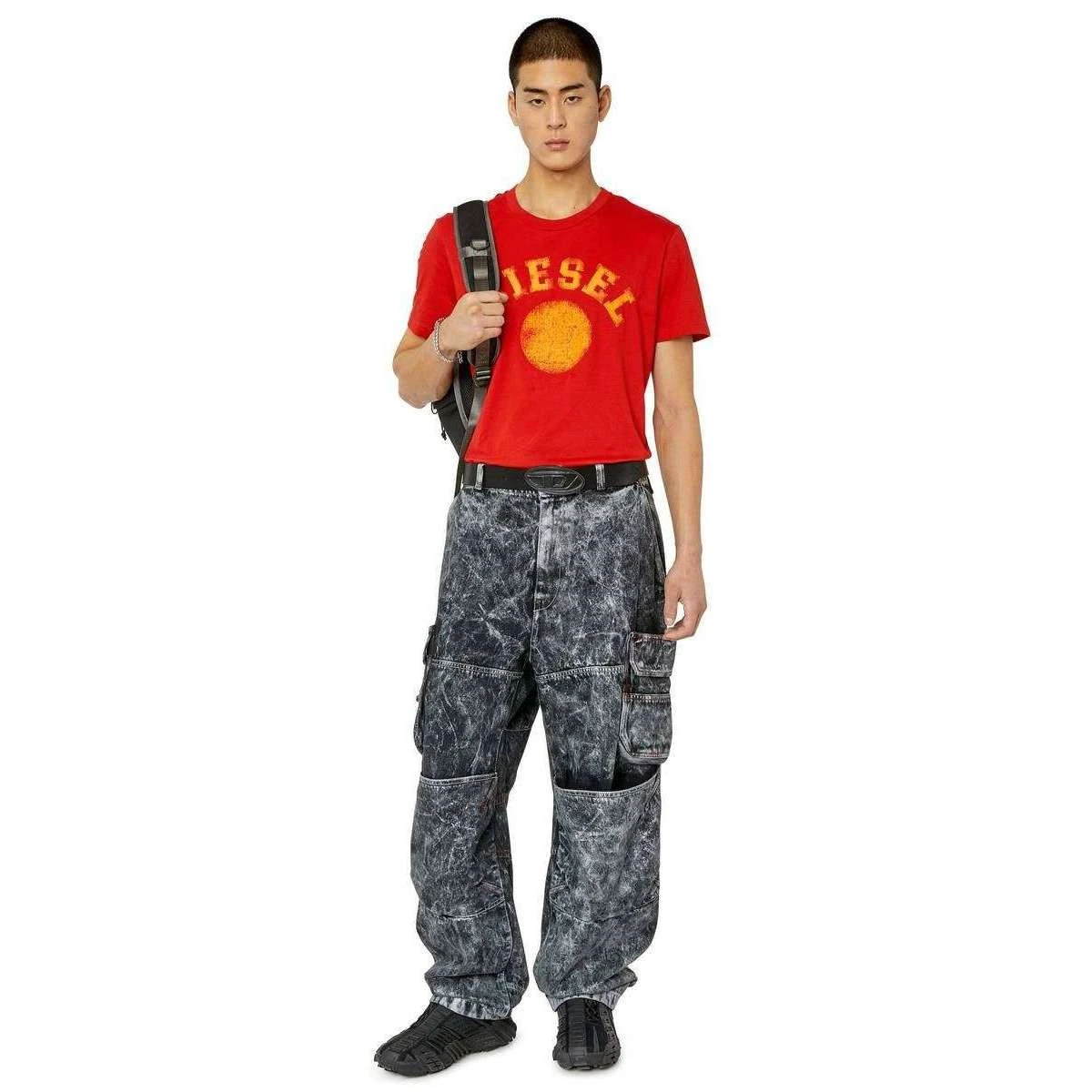 Diesel Diegor K56 T-Shirt - Red 8 Diesel Diegor K56 T-Shirt - Red - Image 6