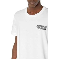 Diesel Diegor K57 T-Shirt - White/Black -Bown Of London shop diesel diegor k57 t shirt whiteblack 31842120