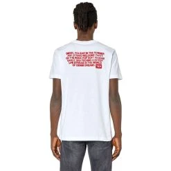 Diesel Diegor K57 T-Shirt - White/Red 8 Diesel Diegor K57 T-Shirt - White/Red -Bown Of London shop diesel diegor k57 t shirt whitered 31842123