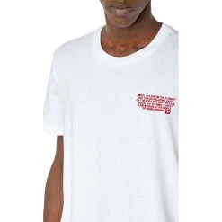 Diesel Diegor K57 T-Shirt - White/Red 9 Diesel Diegor K57 T-Shirt - White/Red -Bown Of London shop diesel diegor k57 t shirt whitered 31842124
