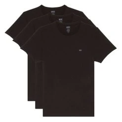 Diesel Jake Crew Neck 3 Pack T-Shirt - Black