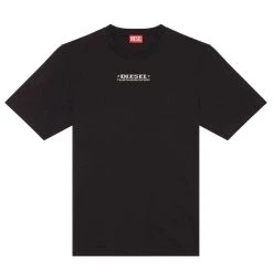 Diesel Just L4 Ribbed Crew Neck T-Shirt - Black