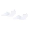 Esprit Active Basic 2 Pack Sneaker Socks - White -Bown Of London shop esprit active basic 2 pack sneaker socks white 31934713