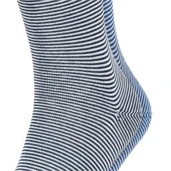 Esprit Allover Stripe 2 Pack Socks - Blue Mix -Bown Of London shop esprit allover stripe 2 pack socks blue mix 31934784