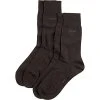 Esprit Basic 2 Pack Socks - Dark Brown -Bown Of London shop esprit basic 2 pack socks dark brown 31020893