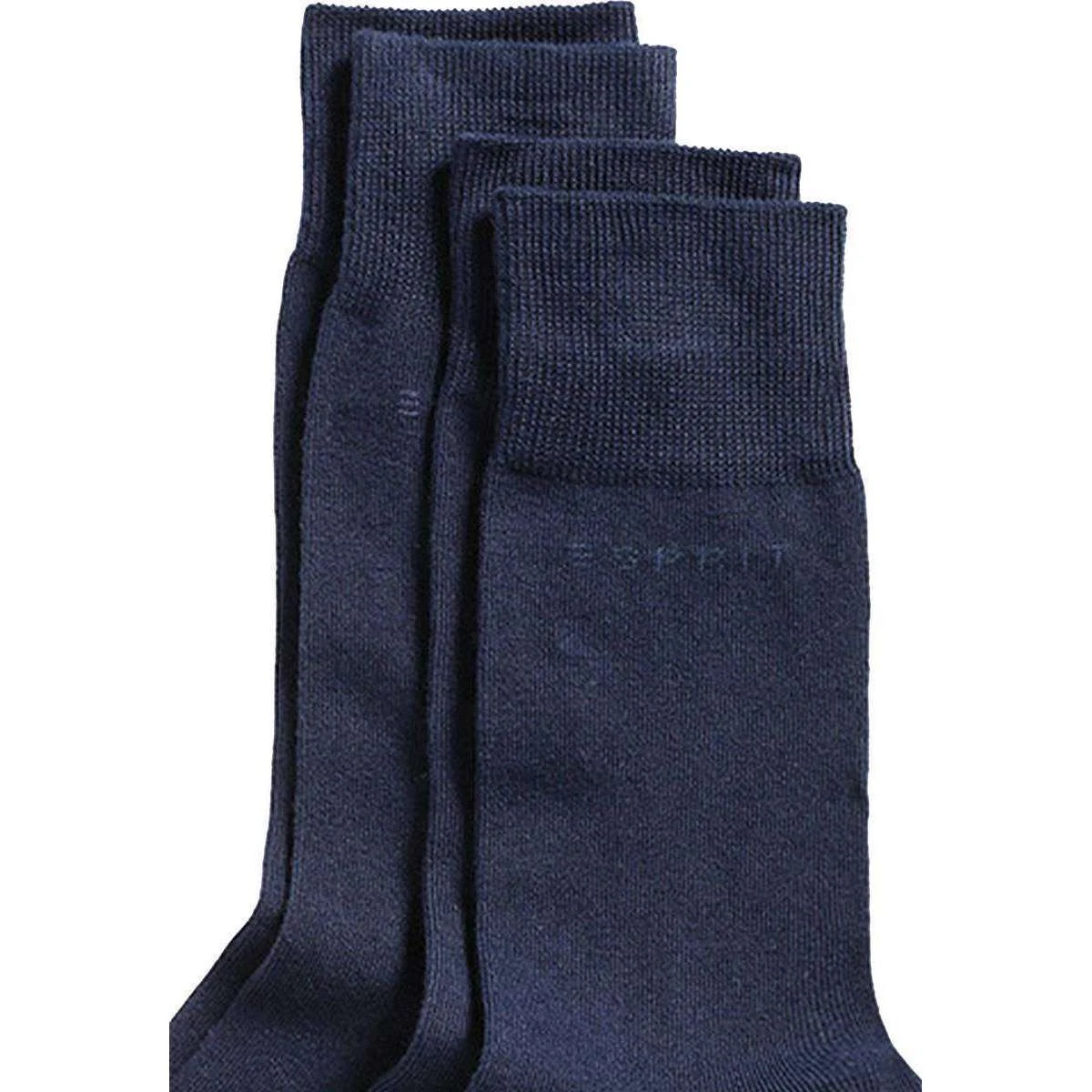 Esprit Basic 2 Pack Socks - Marine Navy 4 Esprit Basic 2 Pack Socks - Marine Navy - Image 2