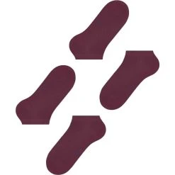 Esprit Basic Uni 2 Pack Sneaker Socks - Shadow Red 11 Esprit Basic Uni 2 Pack Sneaker Socks - Shadow Red -Bown Of London shop esprit basic uni 2 pack sneaker socks shadow red 31020997