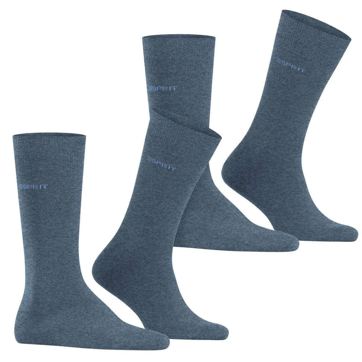 Esprit Basic Uni 2 Pack Socks - Light Denim Blue 4 Esprit Basic Uni 2 Pack Socks - Light Denim Blue - Image 2