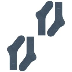 Esprit Basic Uni 2 Pack Socks - Light Denim Blue 11 Esprit Basic Uni 2 Pack Socks - Light Denim Blue -Bown Of London shop esprit basic uni 2 pack socks light denim blue 31934853