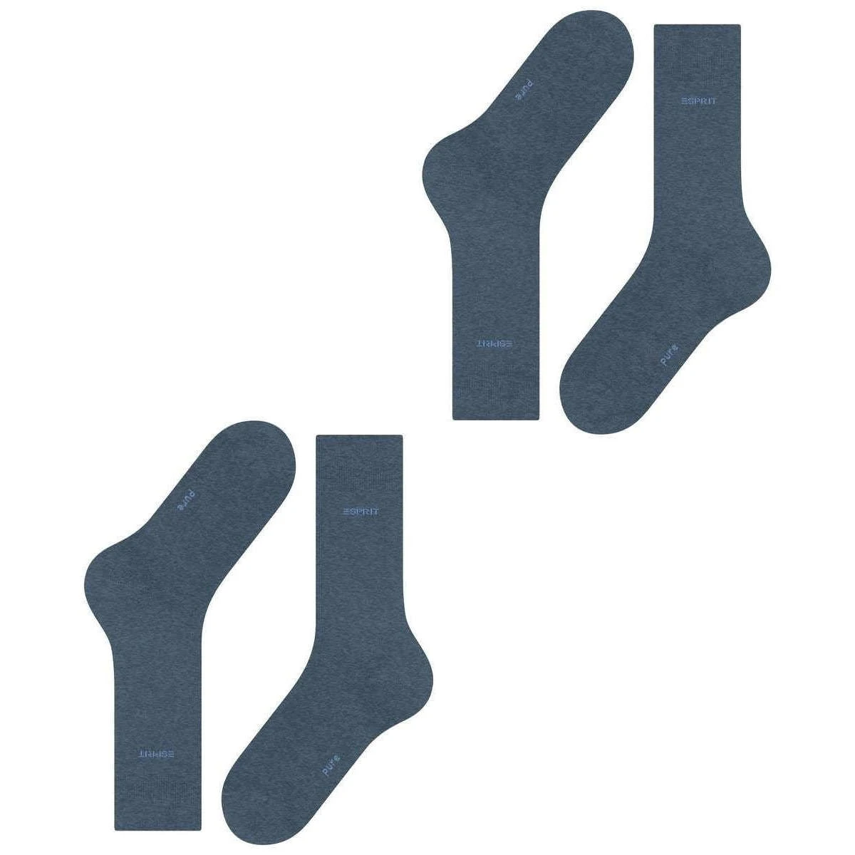 Esprit Basic Uni 2 Pack Socks - Light Denim Blue 7 Esprit Basic Uni 2 Pack Socks - Light Denim Blue - Image 5