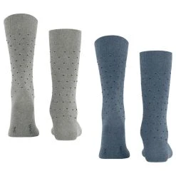 Esprit Fine Dot 2 Pack Socks - Blue -Bown Of London shop esprit fine dot 2 pack socks blue 31021073