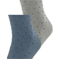 Esprit Fine Dot 2 Pack Socks - Blue -Bown Of London shop esprit fine dot 2 pack socks blue 31021074
