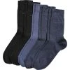Esprit Solid Mix Basic Economy 5 Pack Socks - Sortiment Navy -Bown Of London shop esprit solid mix basic economy 5 pack socks sortiment navy 31021324