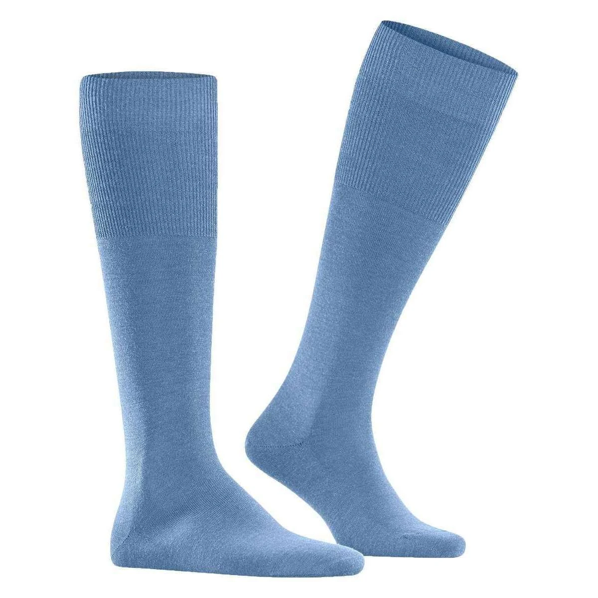 Falke Airport Knee-High Socks - Cornflower Blue 4 Falke Airport Knee-High Socks - Cornflower Blue - Image 2