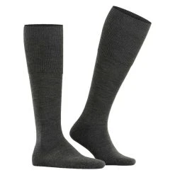 Falke Airport Plus Knee-High Socks - Anthra Grey -Bown Of London shop falke airport plus knee high socks anthra grey 31021711