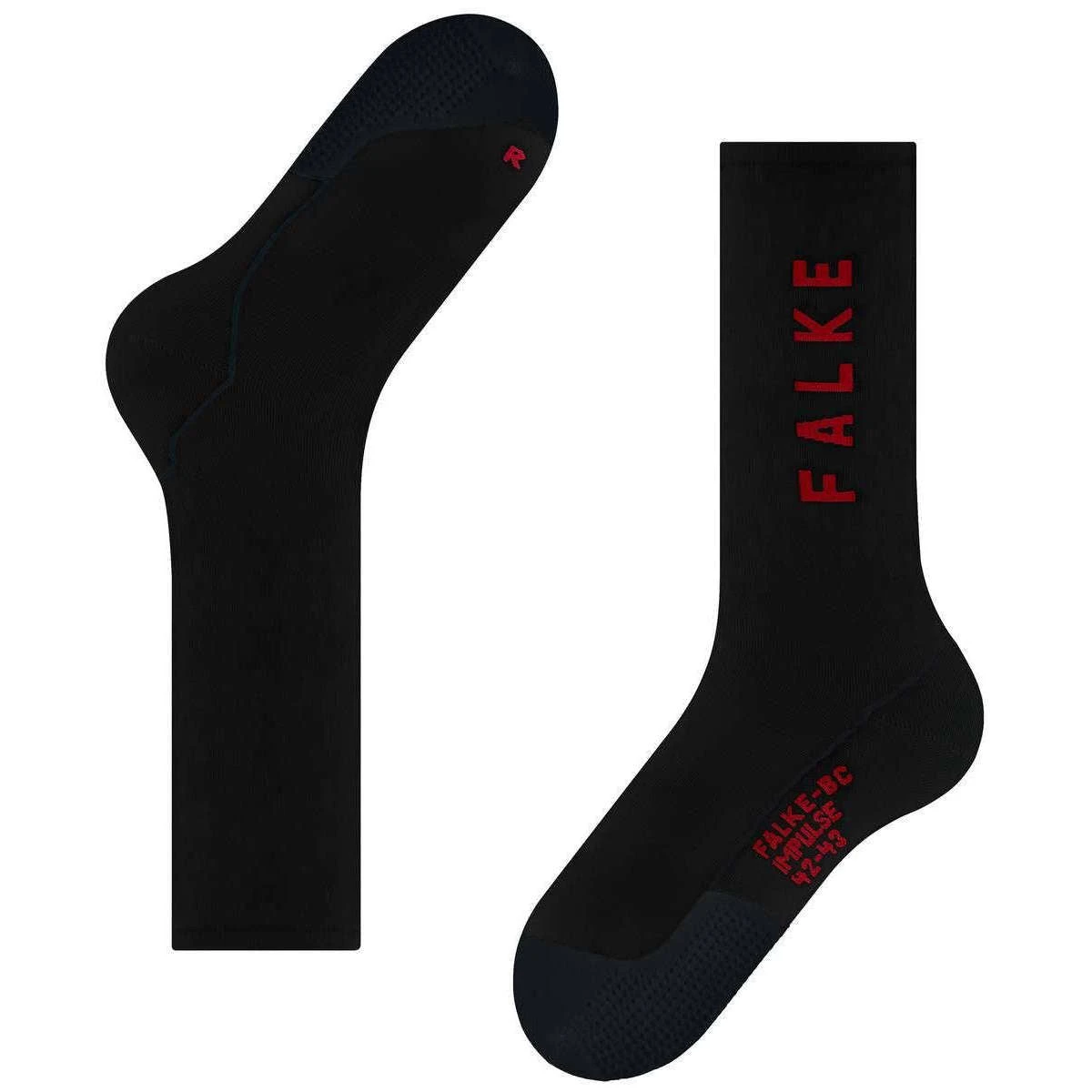 Falke BC Impulse Peloton Socks - Black 8 Falke BC Impulse Peloton Socks - Black - Image 6