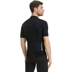 Falke Biking Jersey - Black/Lime Green -Bown Of London shop falke biking jersey blacklime green 32344362