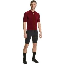 Falke Biking T-Shirt - Merlot Red -Bown Of London shop falke biking t shirt merlot red 32344394
