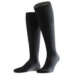 Falke Bristol Knee High Socks- Black