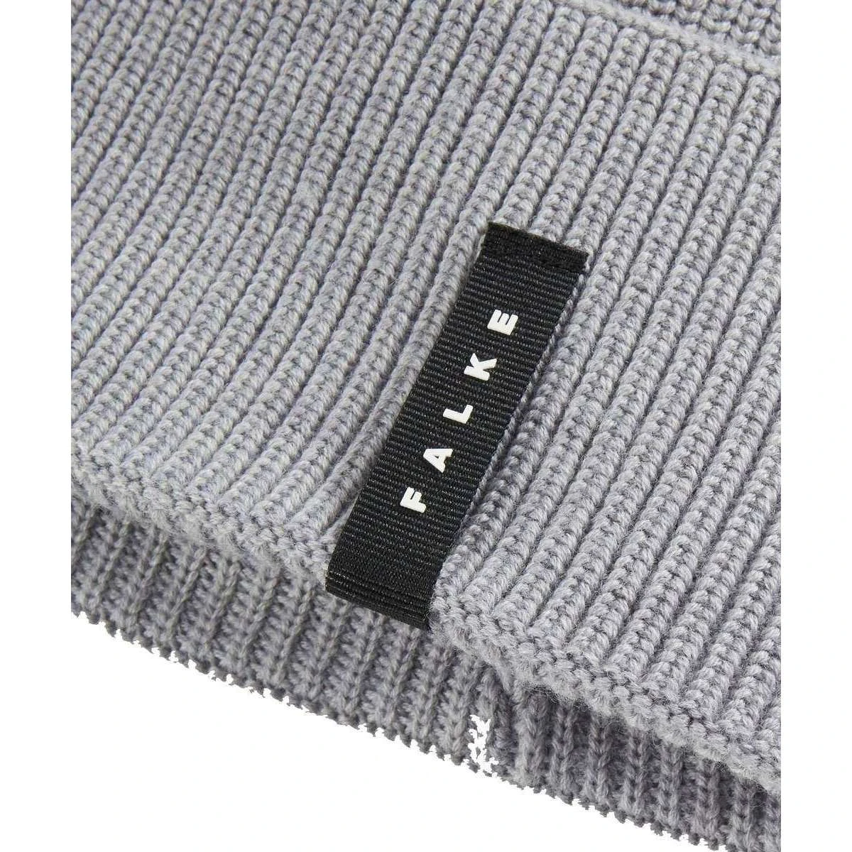 Falke Capsule Trekking Ribbed Beanie - Light Grey Melange 5 Falke Capsule Trekking Ribbed Beanie - Light Grey Melange - Image 3