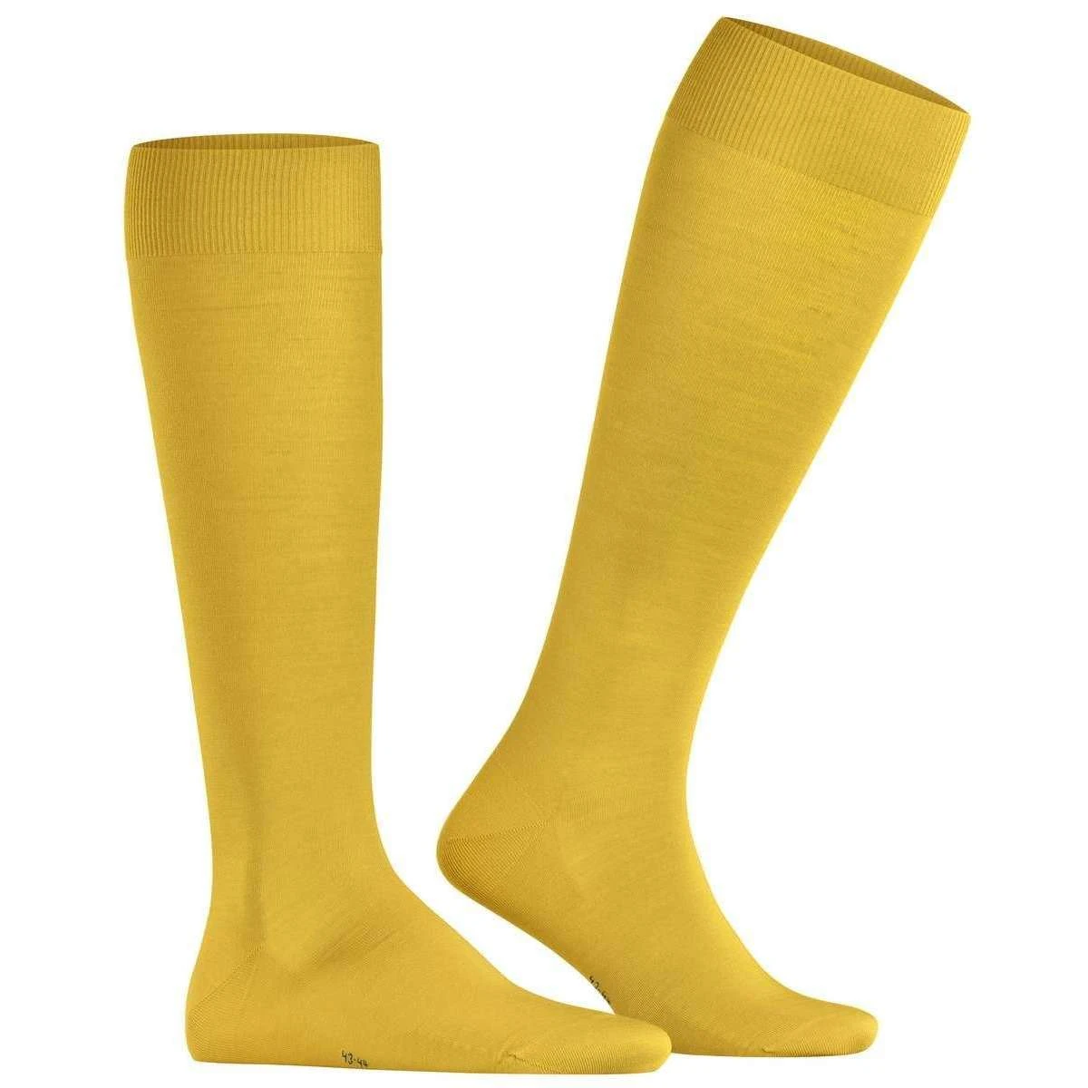 Falke Climawool Knee High Socks - Mimosa Yellow 4 Falke Climawool Knee High Socks - Mimosa Yellow - Image 2