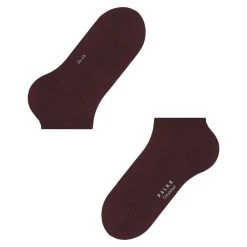 Falke Climawool Sneaker Socks - Burgundy -Bown Of London shop falke climawool sneaker socks burgundy 31891199