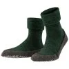 Falke Cosyshoe Slipper Socks - Green Mel -Bown Of London shop falke cosyshoe slipper socks green mel 31898315