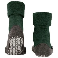 Falke Cosyshoe Slipper Socks - Green Mel -Bown Of London shop falke cosyshoe slipper socks green mel 31898319